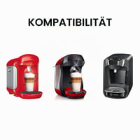 RECAFIMIL Znovupoužiteľná kávová kapsula 200 ml so žltým silikónovým viečkom z PP materiálu, plniteľná pre kávovary Bosch Tassimo 6