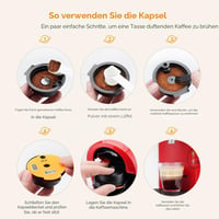 RECAFIMIL Znovupoužiteľná kávová kapsula 200 ml so žltým silikónovým viečkom z PP materiálu, plniteľná pre kávovary Bosch Tassimo 4