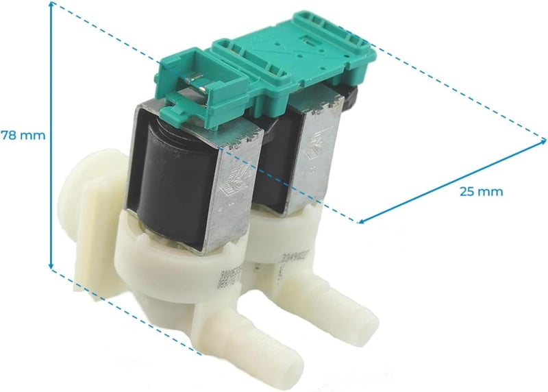 Recamania Bosch 171261 Elektromágneses Szelep Mosógéphez Siemens Kompatibilis