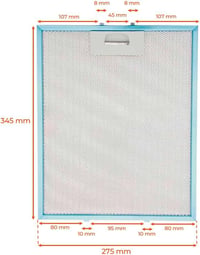 Recamania Konyhai Páraelszívó Filter Teka 274x344mm 81460133 2