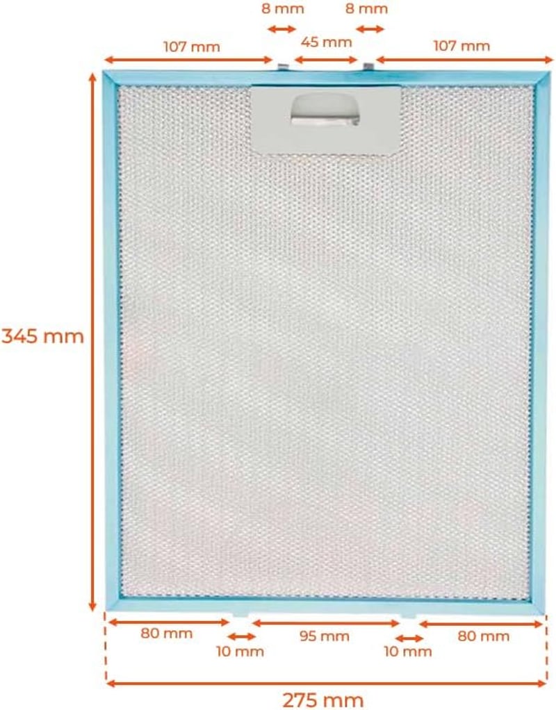 Recamania Konyhai Páraelszívó Filter Teka 274x344mm 81460133