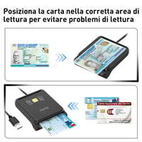Čítačka občianskych preukazov a kariet poistenca Recbot CIE 3.0, digitálny podpis, kontaktná a bezkontaktná čítačka kariet NFC CIE/CRS/CNS, Windows 7/8/10/11 2
