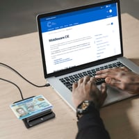 Čítačka občianskych preukazov a kariet poistenca Recbot CIE 3.0, digitálny podpis, kontaktná a bezkontaktná čítačka kariet NFC CIE/CRS/CNS, Windows 7/8/10/11 5