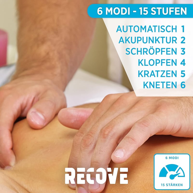 Recove Elektromos Nyakmasszírozó Hőfunkcióval - Shiatsu Masszázs 6 Móddal és 15 Szinttel