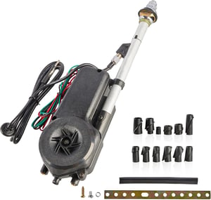 RED WOLF Univerzális 12V elektromos motoros teleszkópos antenna Mercedes Audi Opel Peugeot Ford Honda Nissan