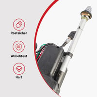 RED WOLF Univerzális 12V elektromos motoros teleszkópos antenna Mercedes Audi Opel Peugeot Ford Honda Nissan 3