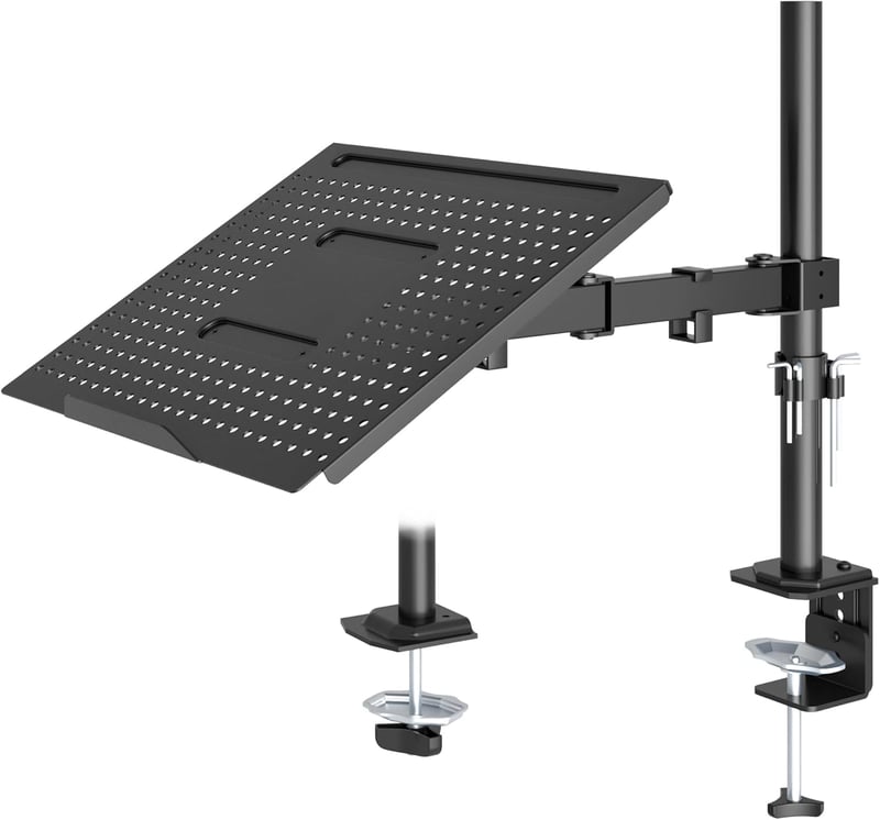 REDBAT Dupla Monitor és Laptop Állvány 13-32 colos Monitorokhoz, 8kg Terhelhetőség