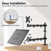 Redbat monitor- és laptoptartó kar 13-32 colos képernyőhöz, VESA 75/100 mm 6