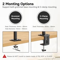 Redbat monitor- és laptoptartó kar 13-32 colos képernyőhöz, VESA 75/100 mm 8