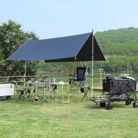 REDCAMP alumínium teleszkópos sátor rudak 230-320 cm, 2 darab, állítható ponyvavázak 2