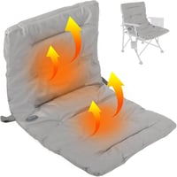 REDCAMP USB Fűthető Ülőpárna Kempingszékhez, Hordozható Melegítő Ülés Összecsukható Székekhez Kültéri Piknikhez, Sötétszürke 1