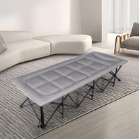 REDCAMP XXL Összecsukható Kemping Ágy Párnával 190x71 cm Felfújható Matracokkal 8