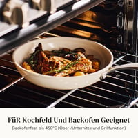 Redchef kerámia tapadásmentes serpenyő szett, 20/24/28 cm, indukcióhoz, PTFE/PFAS/PFOA-mentes - bézs 7