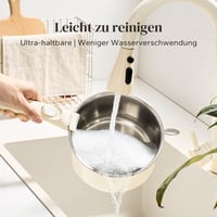 Set de oale Redchef din 5 piese, oțel inoxidabil, cu mâner detașabil, 16/18/20 cm, fără strat antiaderent, capac cu închidere 3 în 1, pentru inducție, rezistent la cuptor 9