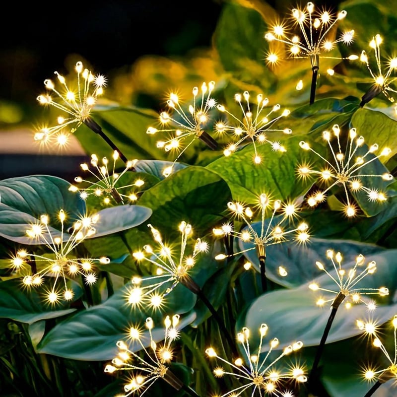 Redefun napelemes kerti lámpa szolár 160 LED 8 módú vízálló 2db