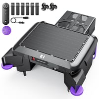 Robot pentru curățarea suprafeței piscinei cu energie solară Redkey S500, curățare 24/7, motor dublu, sistem de încărcare dublu, detectare inteligentă a obstacolelor, sistem de filtrare 200µm 1