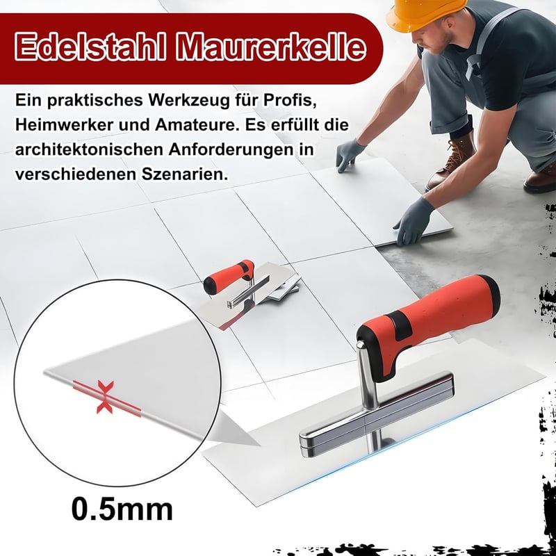 REDKNOT Simító spatula készlet rozsdamentes acél ergonomikus fogantyúval