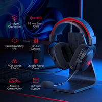 Redragon H510 PRO RGB Gamer Fejhallgató - 7.1 Surround Hangzás, 53mm-es Hangszóró, Memóriahabos Fülpárnák, 3 Üzemmód, USB, Többplatformos 2