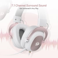 Redragon H510 Zeus 7.1 Surround Gaming Headset Pink-White PC/PS4/Xbox 2