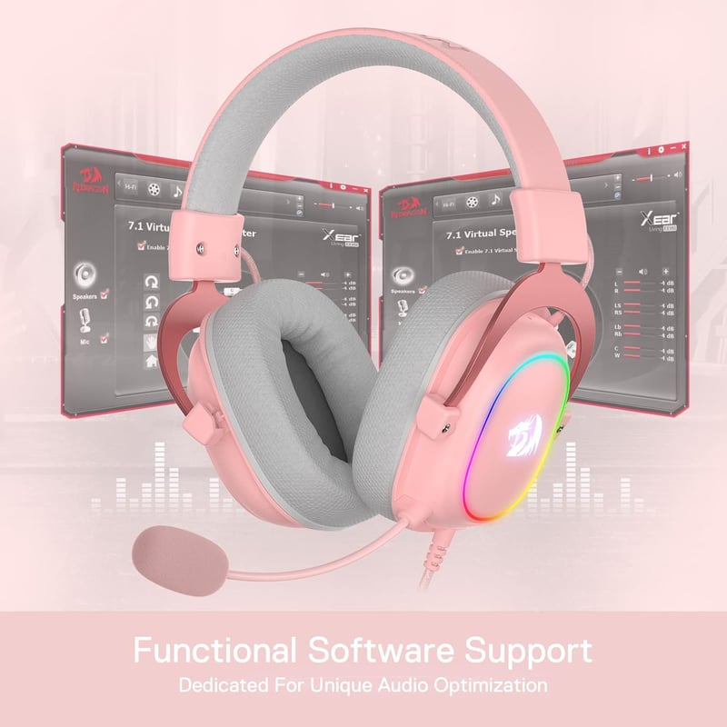 Redragon H510 Zeus 7.1 Surround Gaming Headset RGB Mikrofon PC PS4 Xbox