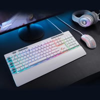 Redragon K512 Shiva fehér gaming billentyűzet RGB LED membrán QWERTY 9