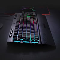 Redragon K512 Shiva RGB Gaming Billentyűzet Membrán Wrist Rest - black 7