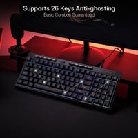 Redragon K515 Shiva RGB Gaming Billentyűzet Mechanikus Érzet 98 Gomb 6