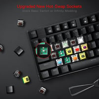 Redragon K556 Mechanikus Gaming Billentyűzet RGB Világítás Piros Switch 5