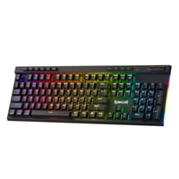 Redragon K580 PRO Vezeték Nélküli RGB Gamer Billentyűzet, Mechanikus, 3 Üzemmód, Hot-Swap, Médiakonzol, Makrórögzítés, Lineáris Red Switch 1