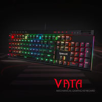 Tastatură de Gaming Mecanică Redragon K580 cu Fir, RGB, cu Taste Macro și Roată pentru Control Media, Switch-uri Albastre 2