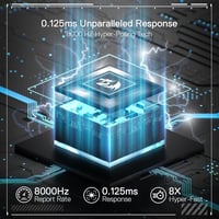 Redragon K617 Fast Shutter Gamer Billentyűzet, 60% Kompakt Mechanikus, Mágneses Kapcsolók, Állítható Működési Pont, 8K Hz, QWERTY,  4