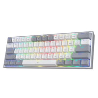 Redragon K617 RGB Mehanička Gaming Tipkovnica - 60% Kompaktna, 61 Tipka, Žičana, s Linearnim Crvenim Prekidačima, Podrška za Pro Driver 1