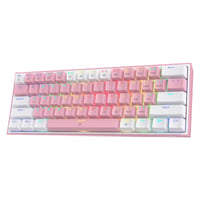 Redragon K617 RGB Mechanická Herná Klávesnica - 60% Kompaktná, 61-klávesová, Drôtová, s Lineárnymi Červenými Spínačmi, s Podporou Pro Driver 1