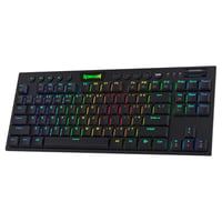 Redragon K621 Horus TKL mechanikus gaming billentyűzet, RGB, BT/2.4GHz/USB, 80% - fekete 1