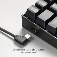 Redragon K630 Dragonborn 60% Mechanikus Gaming Billentyűzet RGB, Brown Switch 6