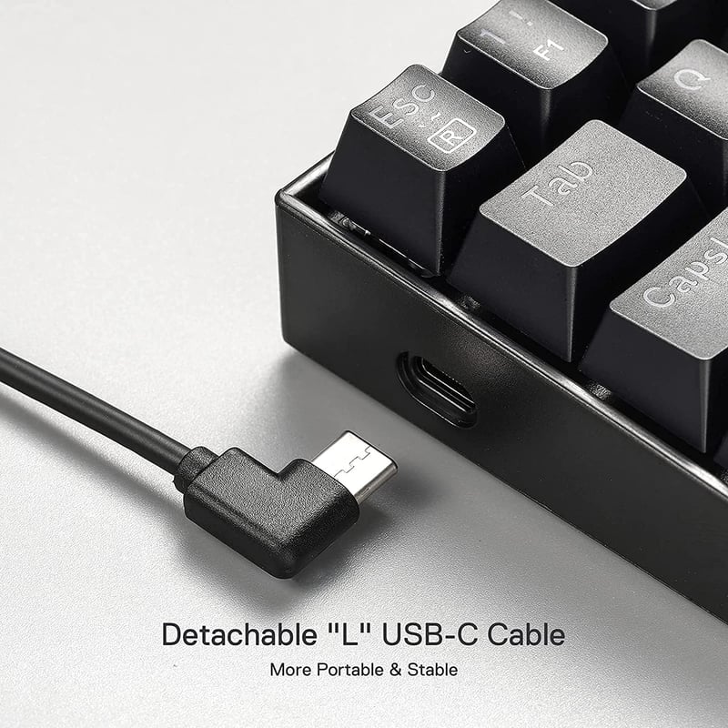 Redragon K630 Dragonborn 60% Mechanikus Gaming Billentyűzet RGB, Brown Switch