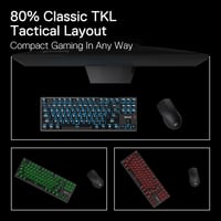 Redragon K660RGB-PRO K556 TKL Vezeték nélküli Mechanikus Gaming Billentyűzet, 80% 87 Gombos, BT/2.4GHz Tri-Mode, Alumínium, Hot-Swap, Piros Kapcsoló, Mac Funkciók 5
