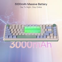 Tastatură mecanică wireless Redragon K673 PRO 75%, Hot-Swap, RGB - verde 8