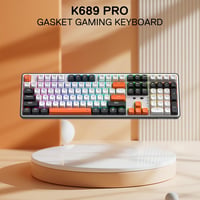 Redragon K689 PRO Wireless RGB Mechanikus Gamer Billentyűzet 104 Gomb Hot Swap 7