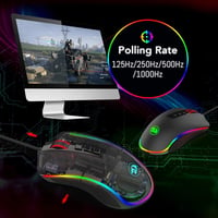 Redragon M711 COBRA Gaming Egér 16.8M RGB Háttérvilágítás 10000 DPI - Black-M711 7
