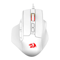 Mouse de Gaming Redragon M806 Bullseye, 7 Butoane Programabile, Iluminare RGB, Prindere Ergonomică, 12400 DPI, Funcție Macro, Alb 1