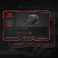 Redragon M811 Pro Wireless Gaming Egér 15 Programozható Gomb RGB Háttérvilágítás - 2.4G Kabellos, black 6