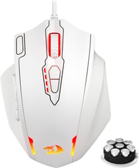 Redragon M908 Impact RGB LED gamer egér 12400 DPI optikai vezetékes fehér 9
