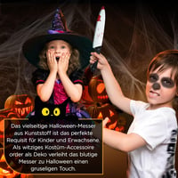 REDSTAR FANCY DRESS Halloween Véres Műkés Szett - 2 db 30 cm-es Műanyag Kés Dekoráció - Zombi Jelmez Kiegészítő Partikra, Színházhoz

AI: I' 7