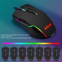 RedThunder K10 Gaming Billentyűzet és Egér Szett RGB Háttérvilágítás Ergonomikus 5