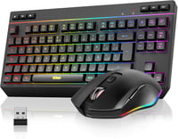 RedThunder K20 TKL Wireless Gaming Billentyűzet RGB Háttérvilágítás Töltöttöhető 1