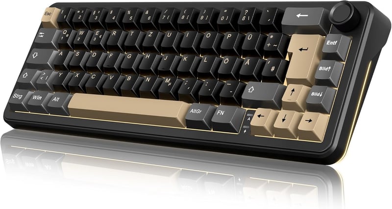 RedThunder K65 65% Wireless Mechanikus Gaming Billentyűzet QWERTZ RGB Retro