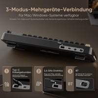 RedThunder K65 65% Wireless Mechanikus Gaming Billentyűzet QWERTZ RGB Retro 3