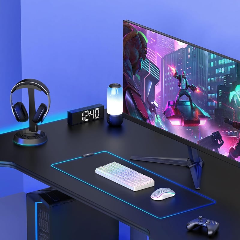 RedThunder K84 Combo USB Vezeték Nélküli Billentyűzet és Egér Szett - RGB Háttérvilágítás, 75% TKL Billentyűzet, Méhsejt Optikai Egér, Újrat