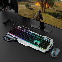 RedThunder K900 Félig Mechanikus Gamer Billentyűzet FR Kiosztás RGB Háttérvilágítás 7